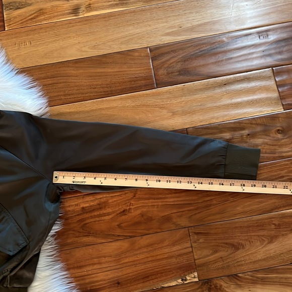 Free people army green bomber jacket Sz XS - Picture 8 of 14